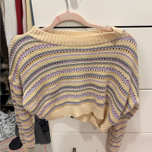 Altar'd State Colorful Knit Sweater - Picture 3 of 4